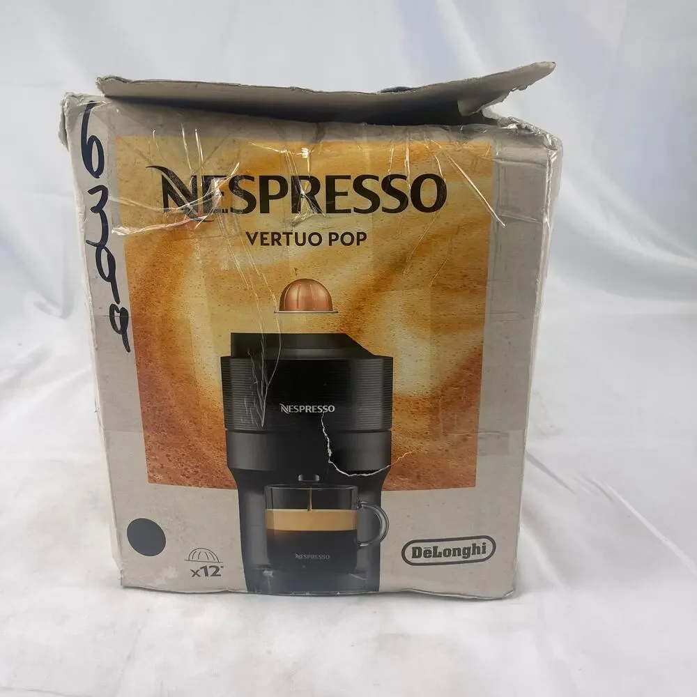 Nespresso Vertuo Pop+ Coffee Espresso Machine DeLonghi Black Single Serve ENV90B